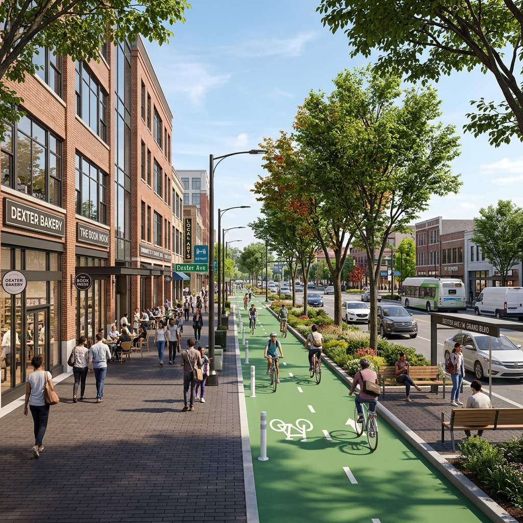Historic Streetscape Rendering